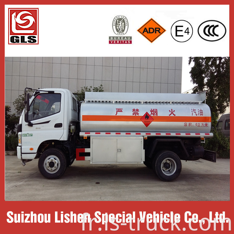 Foton Oil Transport Fuel Tank Truck